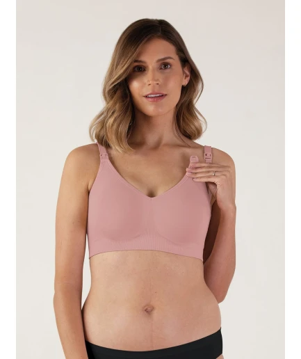 Bravado Silk Seamless nursing bra Dusted Peony gjafahaldari