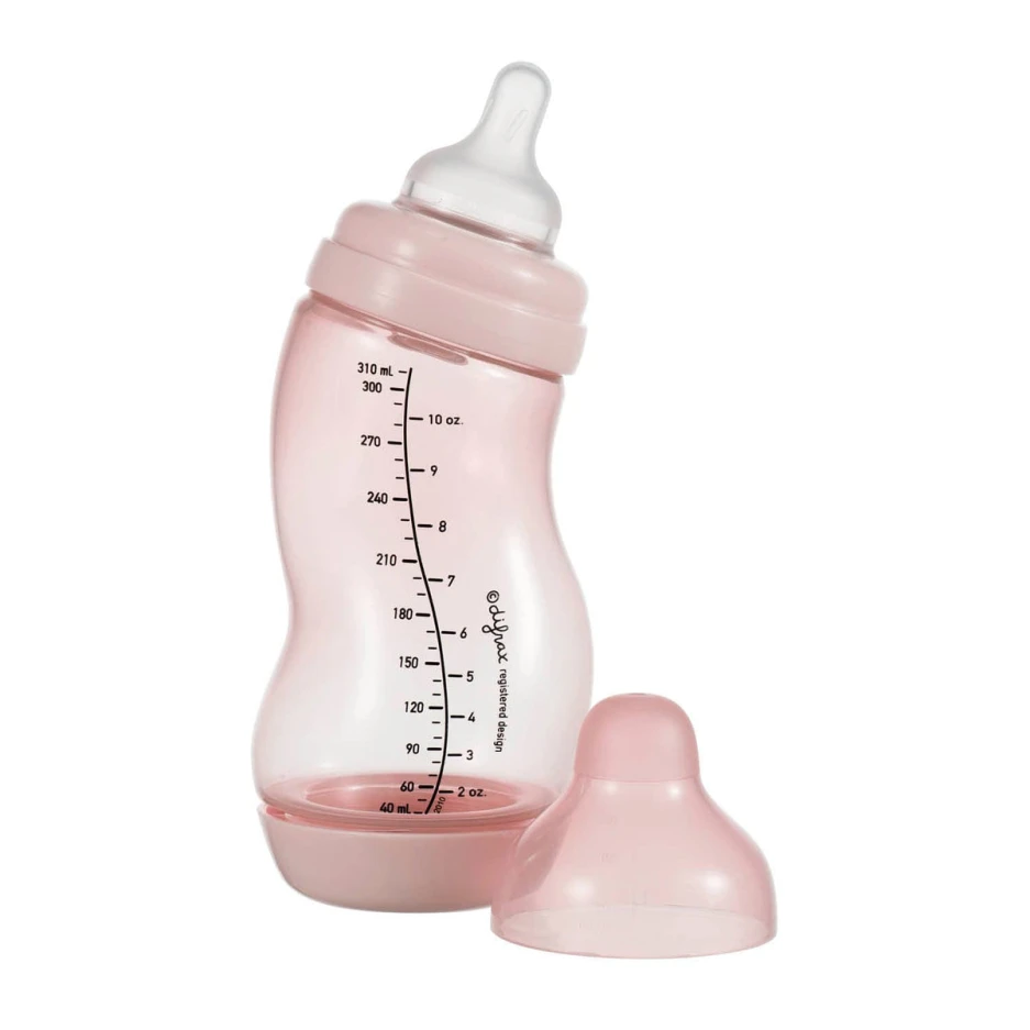Difrax S-peli 310 ml wide Blossom-Pastelbleikur