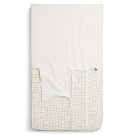 ergoPouch baby tuck sheet, caramel grid