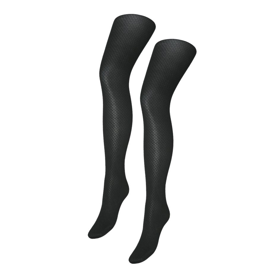 Mamalicious Sarah Pattern Pantyhose 50 Den 2-pack mynstraðar meðgöngusokkabuxur