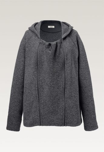 Boob Wool Hoodie Babycove Dark Grey Melange - Image 5