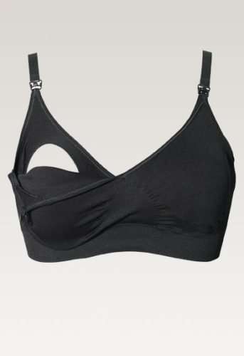 T-shirt bra fast food black - svartur meðgöngu- og gjafahaldari - Image 8