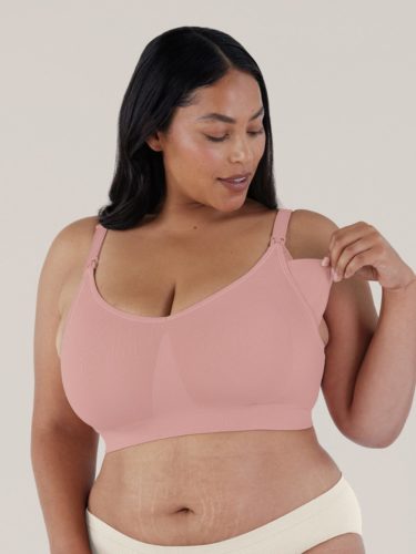 Bravado Silk Seamless Nursing Bra Dusted Peony - Image 5