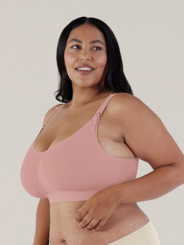 Bravado Silk Seamless Nursing Bra Dusted Peony - Image 6
