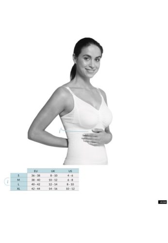 Carriwell nursing top with shapewear white - Image 6