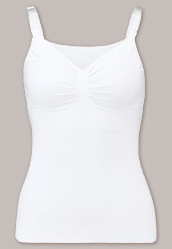 Carriwell nursing top with shapewear white - Image 5