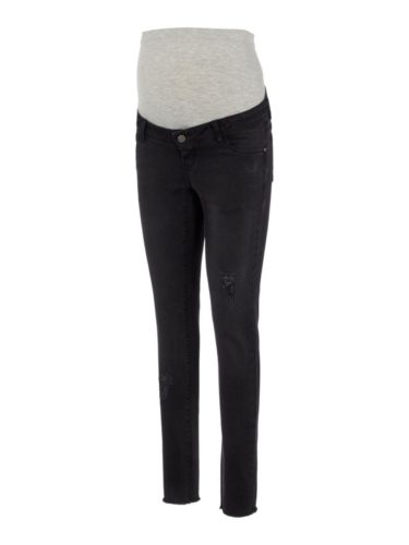 Mamalicious Taragona 7/8 slim destroy jeans black - Image 6