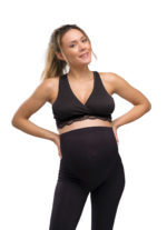 Carriwell Crossover Sleeping Nursing Bra black - Image 4