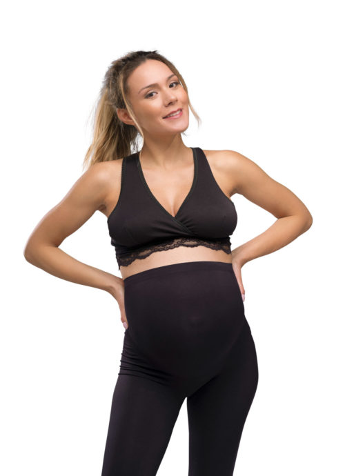 Carriwell Crossover Sleeping Nursing Bra black - Image 4