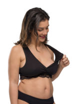 Carriwell Crossover Sleeping Nursing Bra black - Image 2