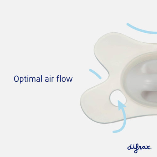 DIFRAX NATURAL SNUÐ 0-6 MÁNAÐA Apricot_grid - Image 5