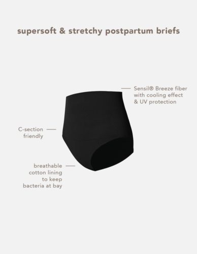 Noppies Lee Post Partum Briefs Black - Image 4