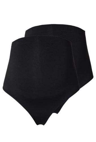 Noppies Seamless Sensil String OTB 2-Pack - Black - Image 7