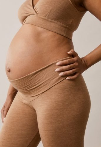 Boob Maternity wool leggings Brown - Image 4