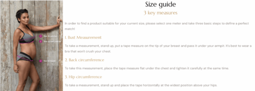 Cache coeur Serenity maternity brief black - Image 8