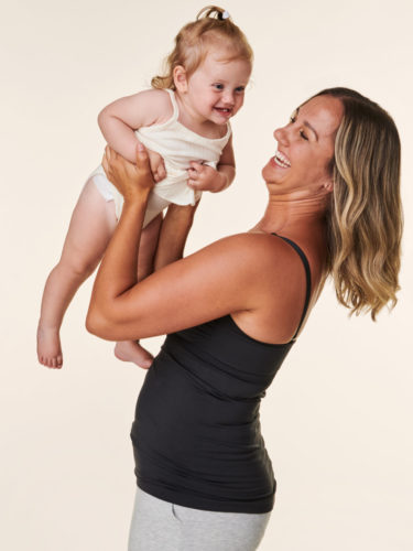 Bravado meðgöngu-gjafahlýrabolur svartur - Image 6