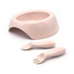 DIFRAX SKÁL, GAFFALL OG SKEIÐ Í SETTI-bleikt