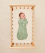 Ergopouch Fitted Sheet 0.2 TOG - Caramel Grid - Image 3