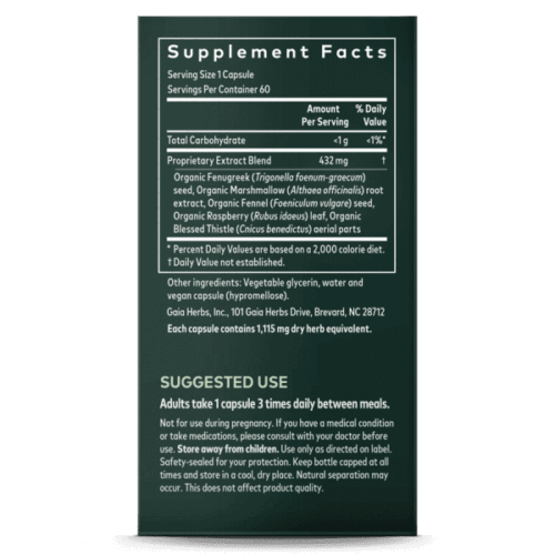 Gaia Herbs Lactational Support (mjólkuraukandi) - Image 4