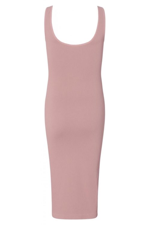 Noemi rib kjóll bleikur - Image 5