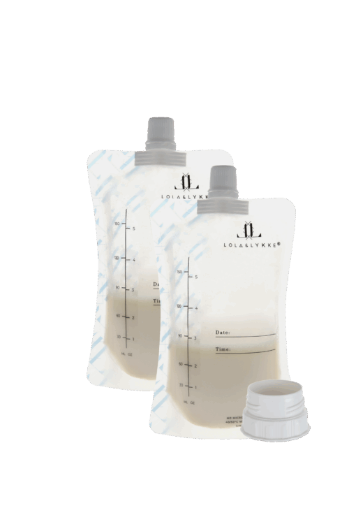 Lola&Lykke Breast Milk Storage Bags (10pcs) + adapter - Image 4