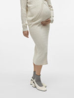 Mamalicious Raya Knit Midi Skirt