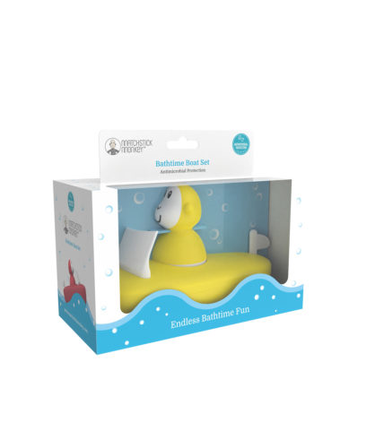 Matchstick Monkey Bathtime Boat Set-yellow - Image 4
