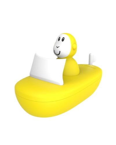 Matchstick Monkey Bathtime Boat Set-yellow