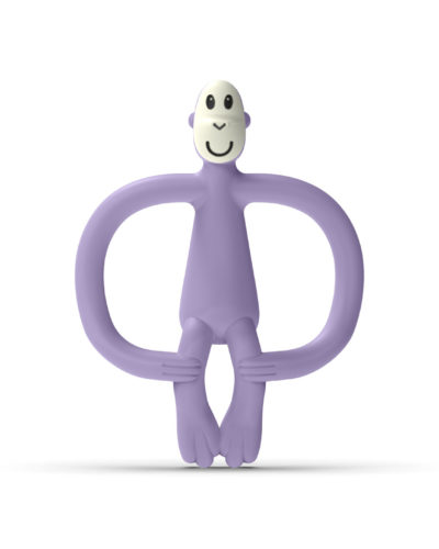 Matchstick Monkey Monkey Teether-purple