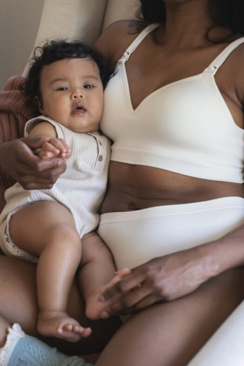 Bravado Plunge nursing bra antique white II - Image 9