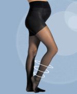 Cache coeur Activ light tights 30 den black - Image 2