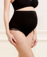 Cache coeur Serenity maternity brief black