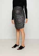 Mamalicious Emmelin Foil Skirt - Image 2