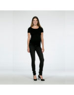 Love2Wait Jeans Sophia Charcoal - svartar "gráþvegnar" meðgöngugallabuxur - Image 3