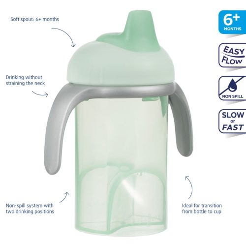 Difrax Non-Spill Sippy Cup mál mjúkur stútur 250 ml - Image 14