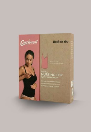 Carriwell nursing top with shapewear white - Image 7
