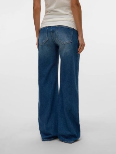 Mamalicous Jada Wideleg Jeans Light Blue - Image 4