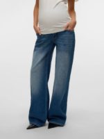 Mamalicous Jada Wideleg Jeans Light Blue - Image 5
