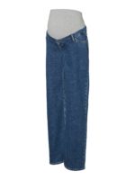 Mamalicous Jada wideleg Jeans Medium Blue - Image 5