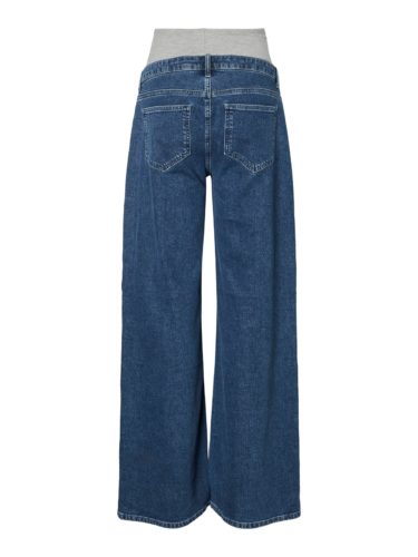 Mamalicous Jada wideleg Jeans Medium Blue - Image 6