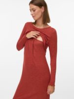 Mamalicious Zenia June L/S Midi Dress - Image 2