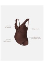 Noppies Sima Coffee Bean Swimsuit - Image 3