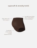 Noppies Nisa Seamless Brief Coffee Bean OTB - Image 3