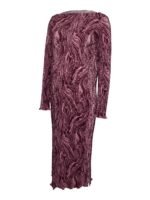 Mamalicious Aura Ls Jrs Midi Dress Wine - Image 5