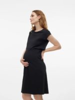 Mamalicious Skye June JRS Dress 2f Black - Image 2