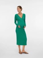 Mamalicous Liona Tess Ls Midi Dress - Image 6
