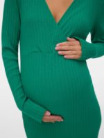 Mamalicous Liona Tess Ls Midi Dress - Image 2