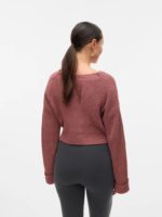 Mamalicious Svala L/S Crop top Red - Image 5