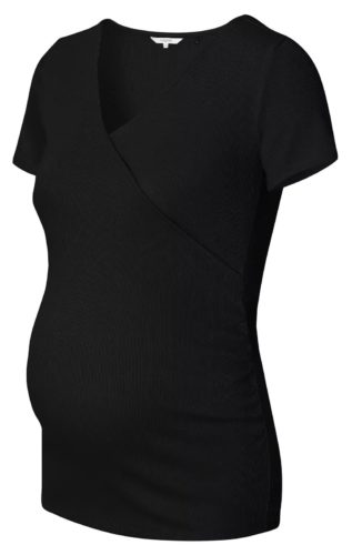 Noppies Sanson Nursing Top Black rib - Image 4