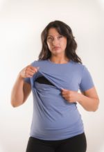 Boob Essential S/S Top Pale Blue - Image 2